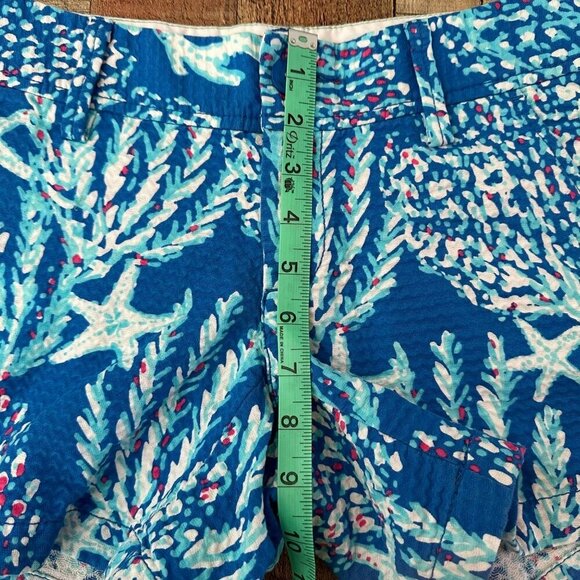 Lilly Pulitzer Women's Coral Reef Print Shorts - 2 - Picture 5 of 9
